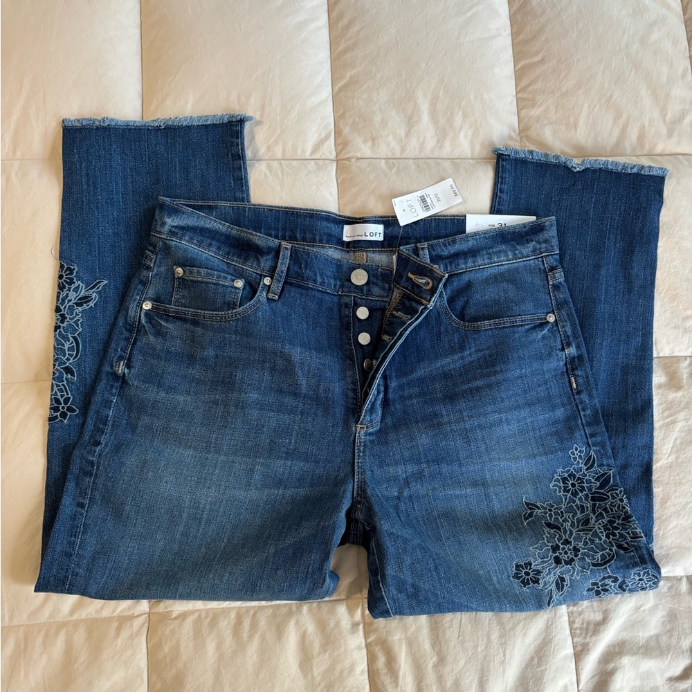 NWT LOFT Boyfriend Jeans